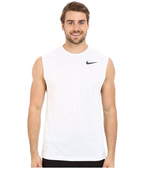 nike dryfit weiß muscleshirt|Nike Men's Dri.